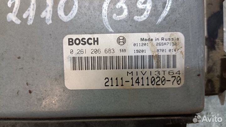 Блок управления двигателем эбу Ваз 2110 2111 2002