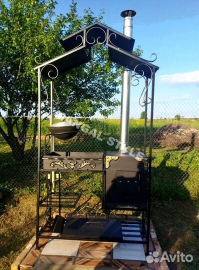 Мангал лофт