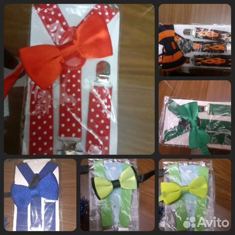 Подтяжки + бабочка