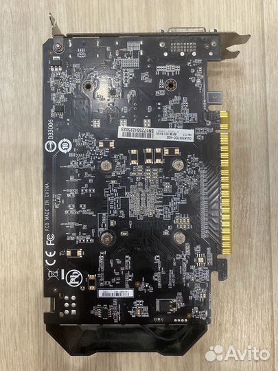 Видеокарта gigabyte GeForce GTX 1050 Ti OC 4G