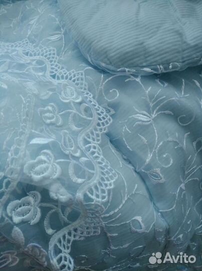 Конверт одеяло на выписку кружевной