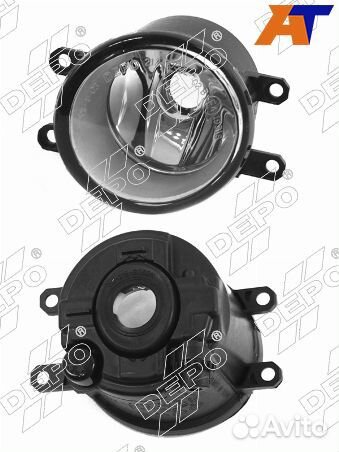 Фара противотуманная toyota highlander