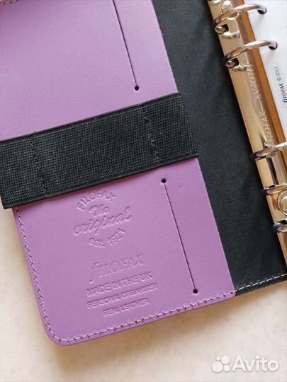 Кожаный ежедневник на кольцах Filofax