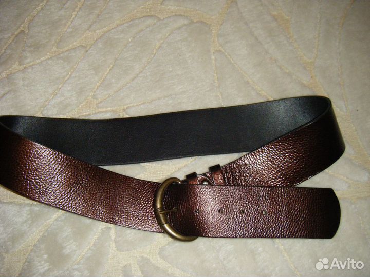Ремень кожаный набедренный стильный женский