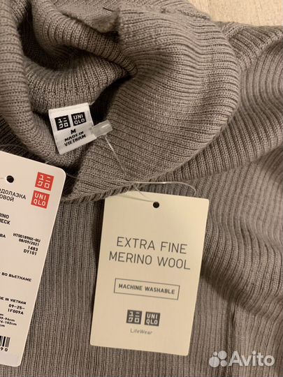 Водолазка женская uniqlo шерсть