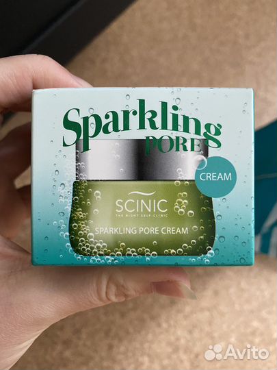 Крем новый Scinic sparkling pore