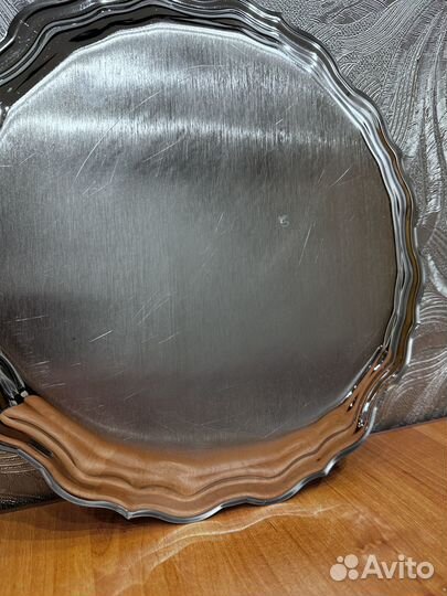 Поднос мельхиор Кольчугино СССР