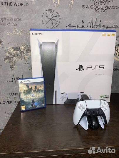 Игровая приставка ps5 с дисководом