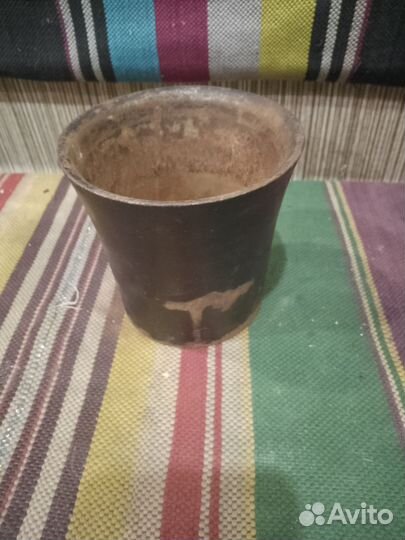 Ступка с пестиком времён СССР/чугун