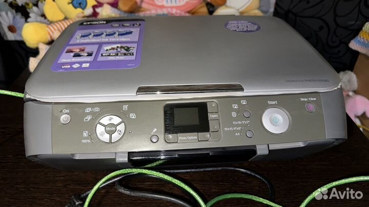 Цветной фото принтер сканер epson