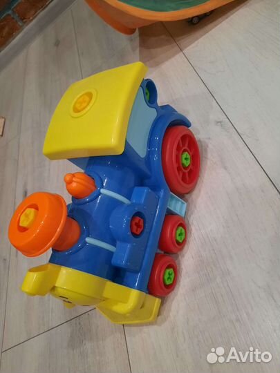 Паровоз,машинка детская, пазл