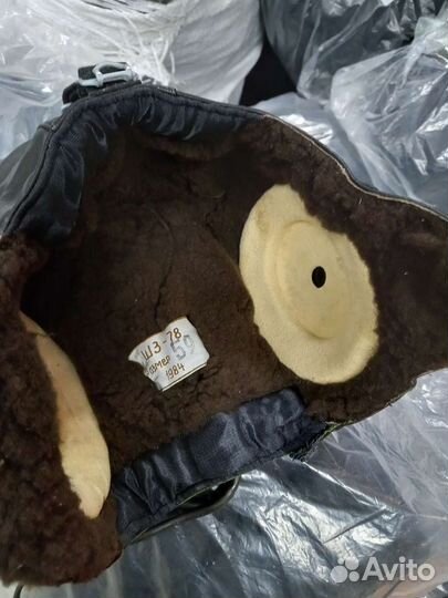 Шлемофон летный ввс СССР зимний