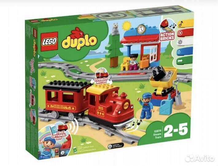 Lego duplo железная дорога