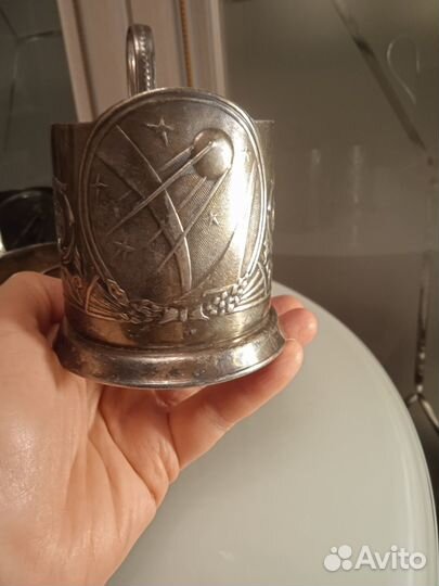 Подстаканники мельхиоровые СССР