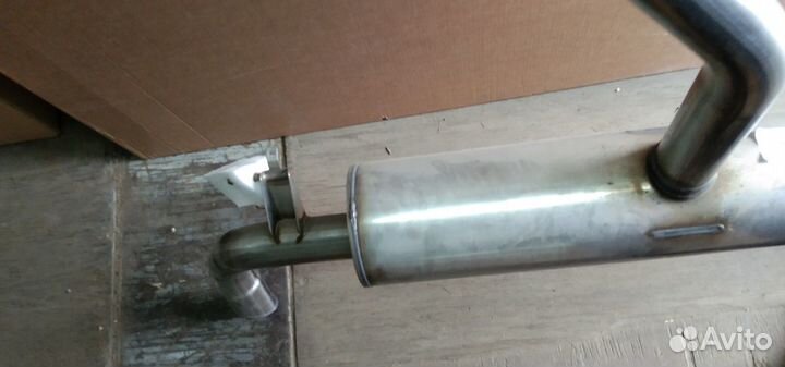 Задний дополнительный глушитель