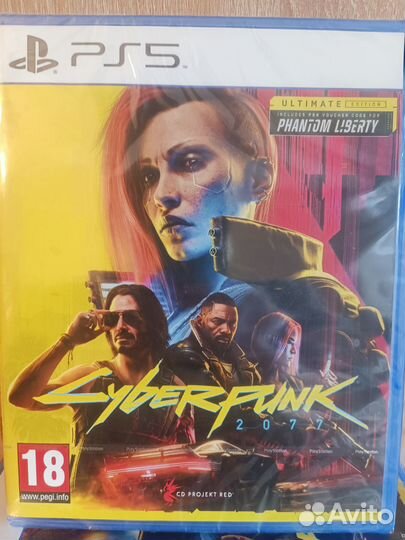 Cyberpunk 2077: Phantom Liberty DLC диск PS5