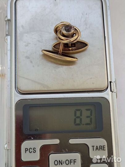 Запонки серебро СССР