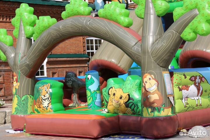 Батуты надувные