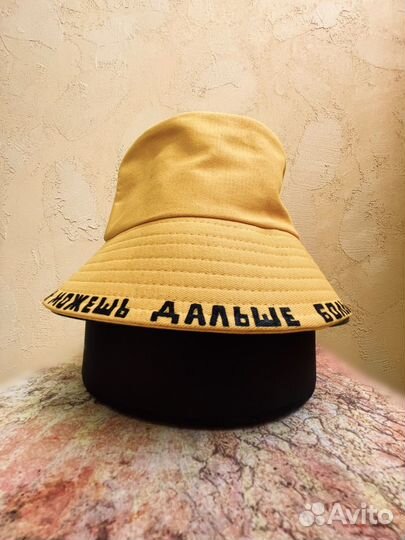 Панама bucket hat ручная роспись