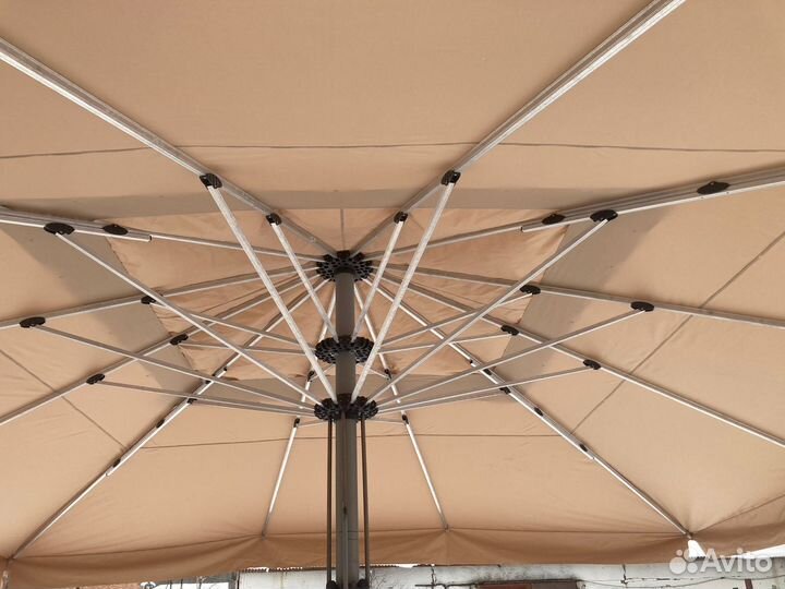 Зонты для кафе уличные 5х5, 6х6 м большие