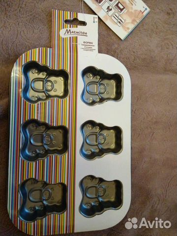 Форма для выпечки Медвежата