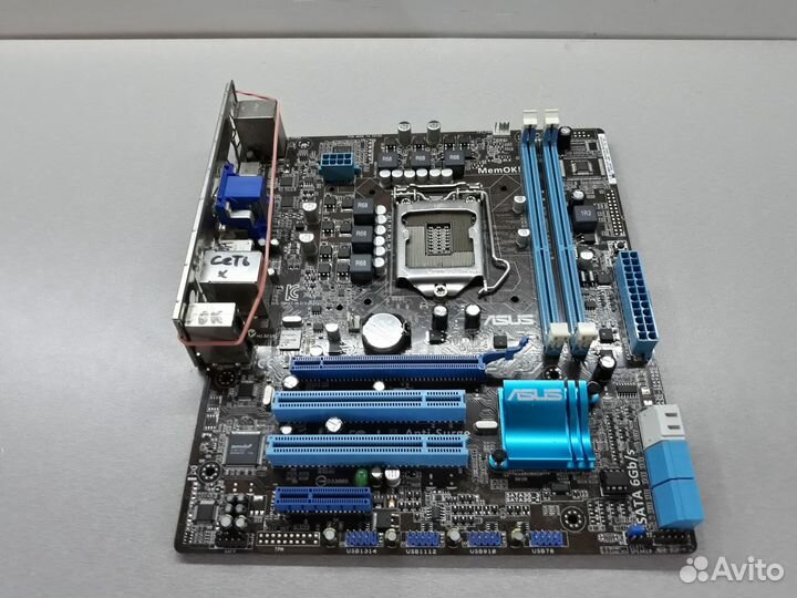 Материнская плата Socket 1155 microATX Asus P8H67