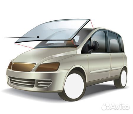 Стекло лобовое на MG Rover