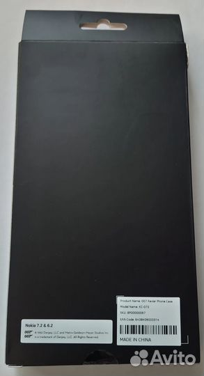 Чехол nokia 6.2/7.2 BackCover KC-072 black. Оригин