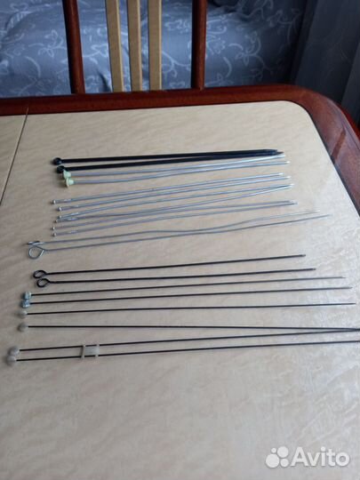 Спицы разные, в т.ч. круговые на леске; крючки