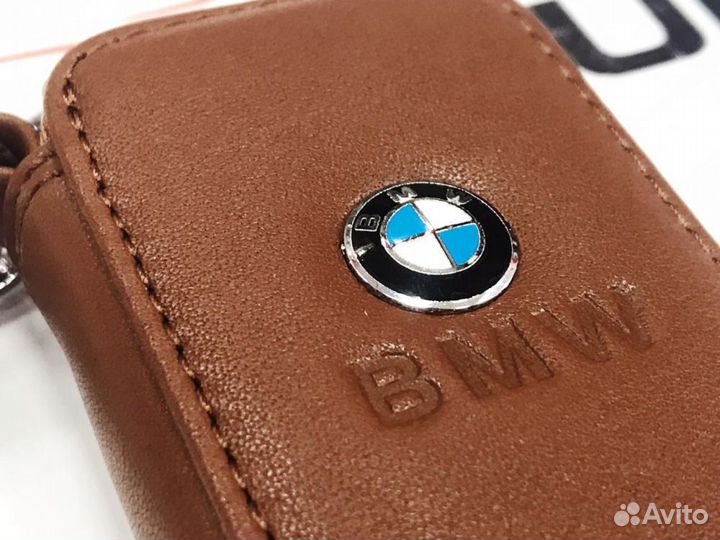 Ключница универсальная BMW коричневая