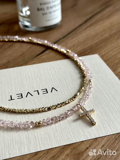 Чокер-колье двойной