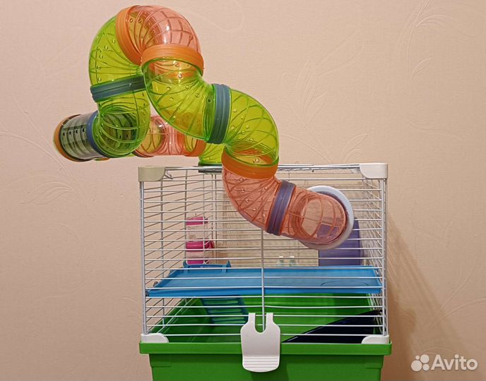 Клетка для грызунов+переноска+прогулочный шар