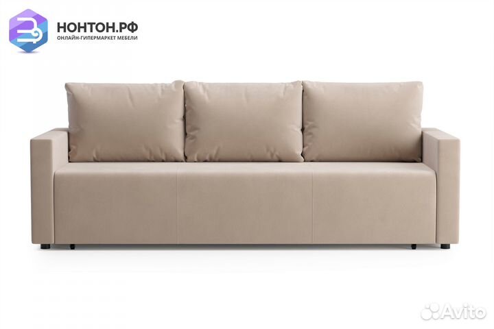 Диван еврокнижка Виена бежевый