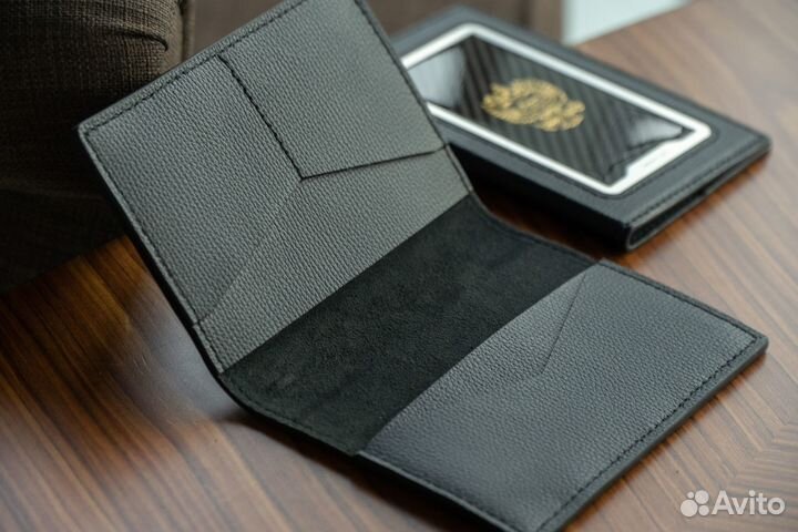 Обложка на паспорт натуральная кожа