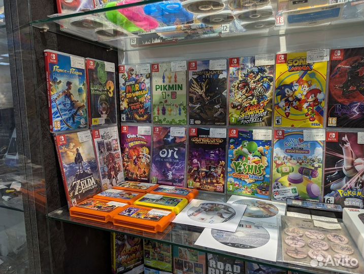 Картриджи Nintendo Switch обмен\прокат