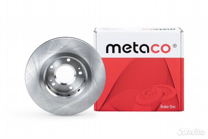Metaco 3050-012 Диск тормозной передний вентилируе