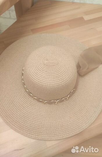 Соломенная шляпка женская новая