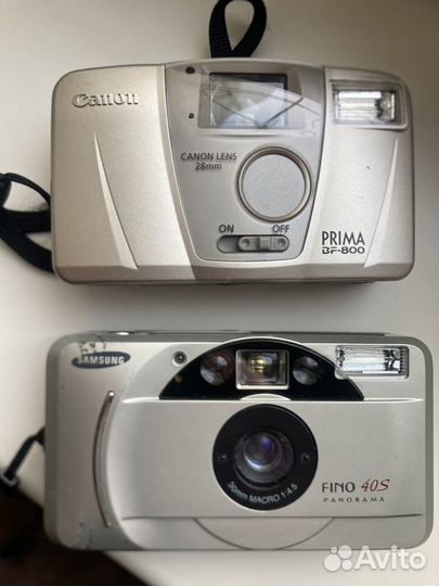 Плёночный фотоаппарат canon,samsung