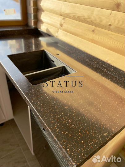 Столешница под раковину из акрила