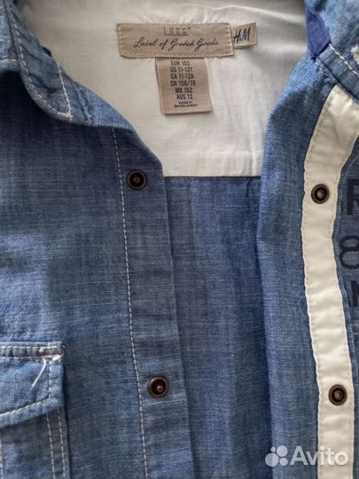 Джинсовая рубашка