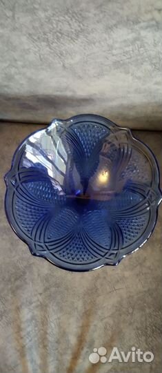 Ваза для фруктов на ножке СССР