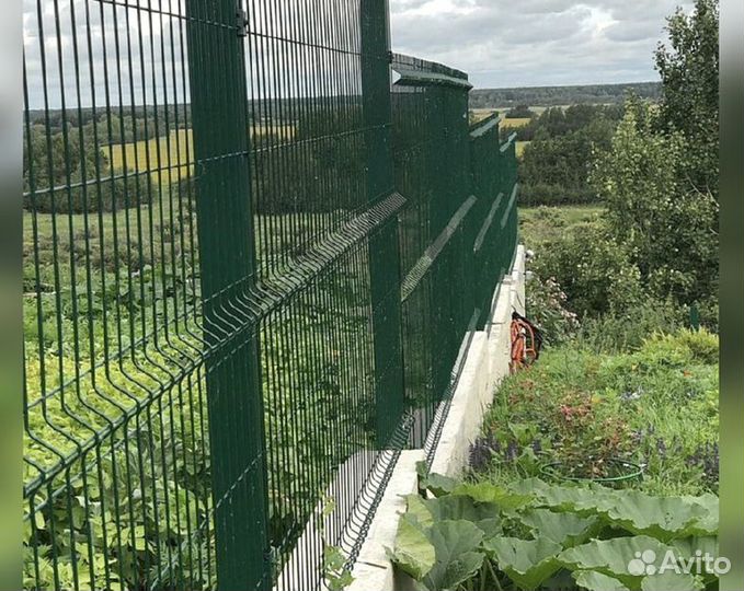 Забор из 3д сетки