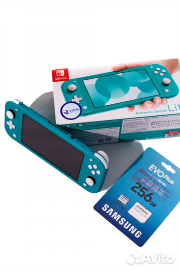 Nintendo switch lite NEW, прошитая 256gb