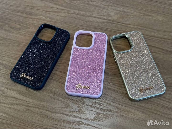 Guess Diamond Rhinestone чехол iPhone 14 Pro Max