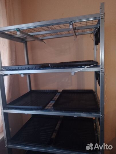 Стеллаж для выращивания микрозелени