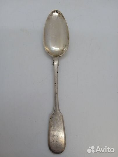 Ложка десертная Фаберже серебро 84 проба