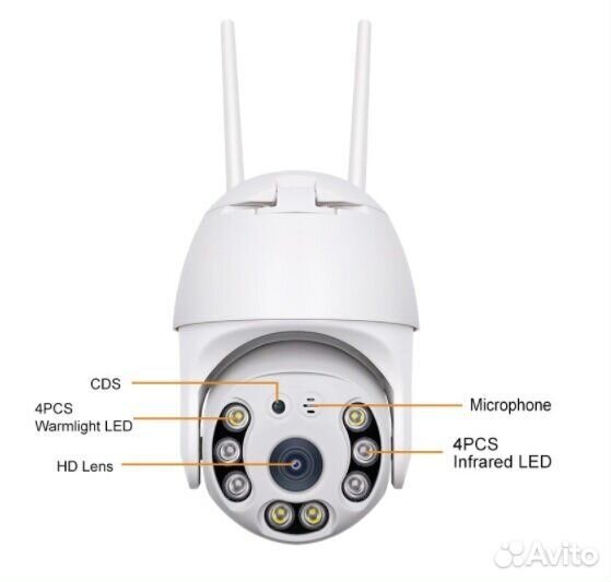 Wi-Fi поворотная камера на смартфон XPX620 Корея