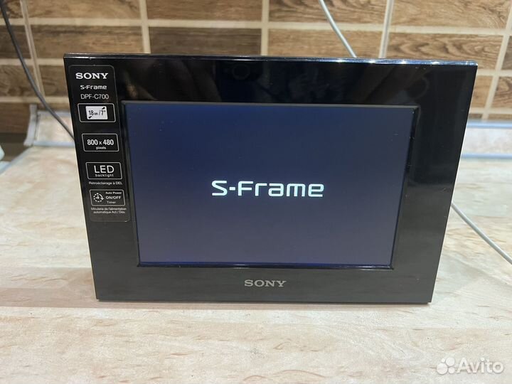 Цифровая фоторамка sony dpf-c700