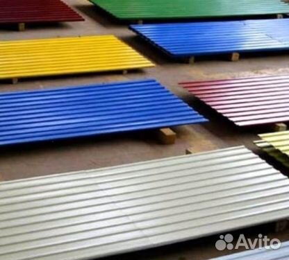 Профнастил С8 окрашеный, м2