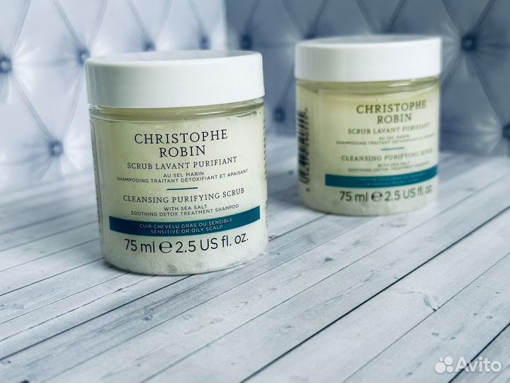Очищающий скраб для кожи головы Christophe Robin